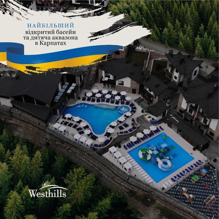 Westhills Cottage Town & Spa Bukovel Kültér fotó